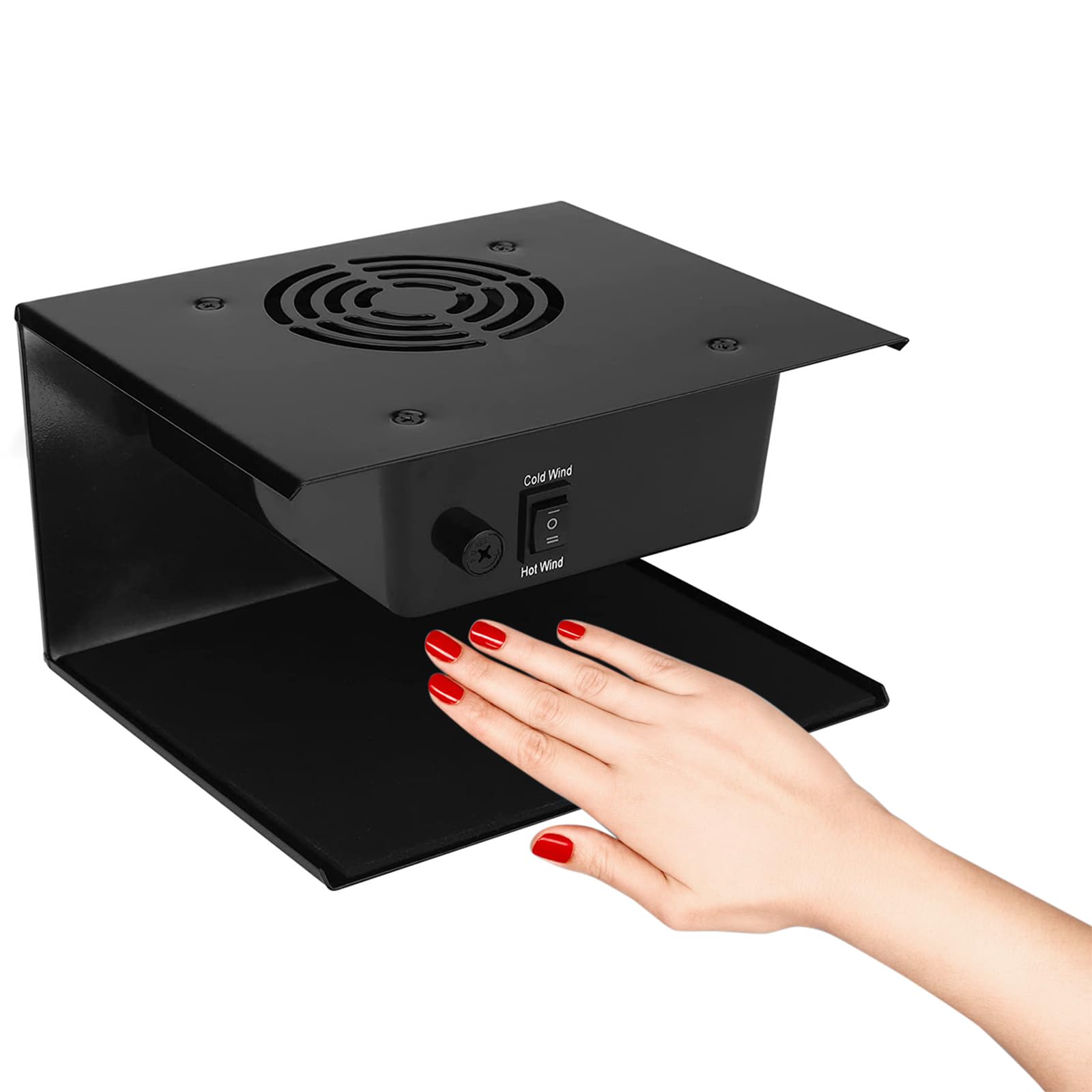 QUTUNI nail dryer large drying space enables simultaneous hand drying