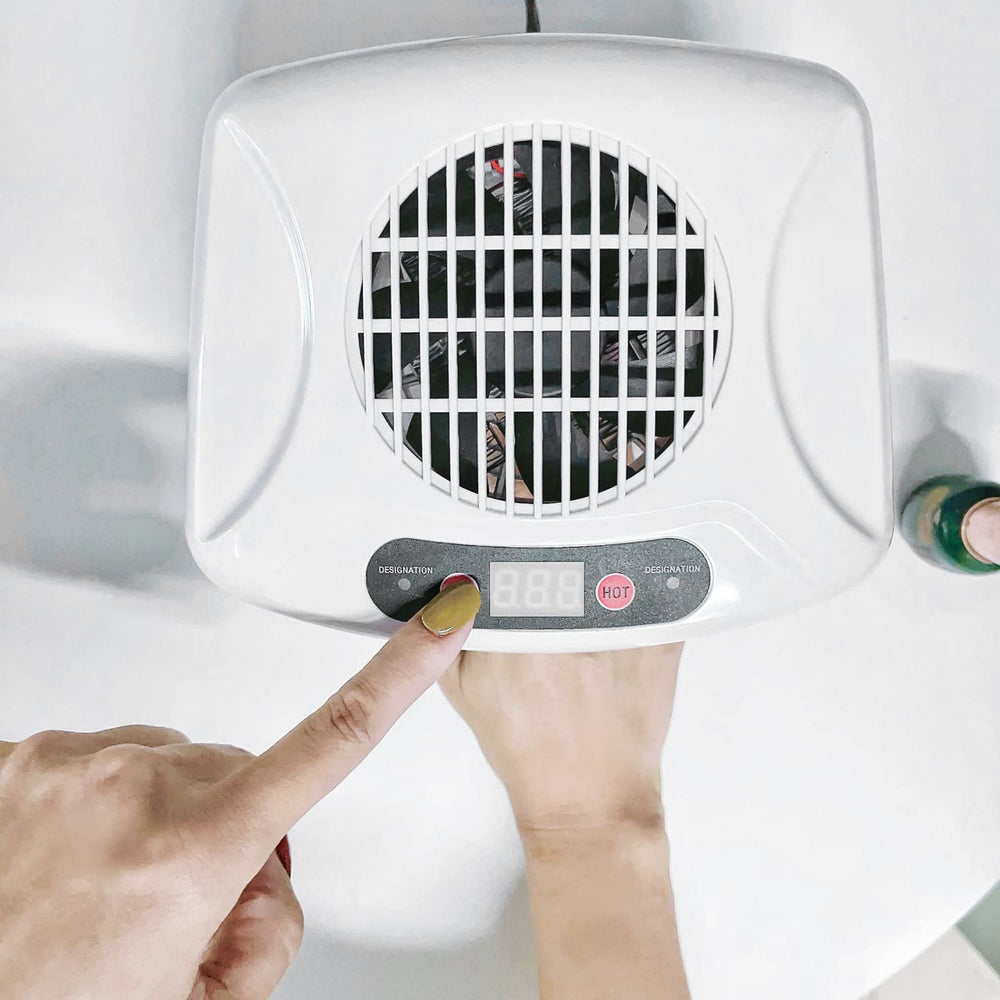 QUTUNI nail dryer sensor-activation shows efficient drying with motion sensing