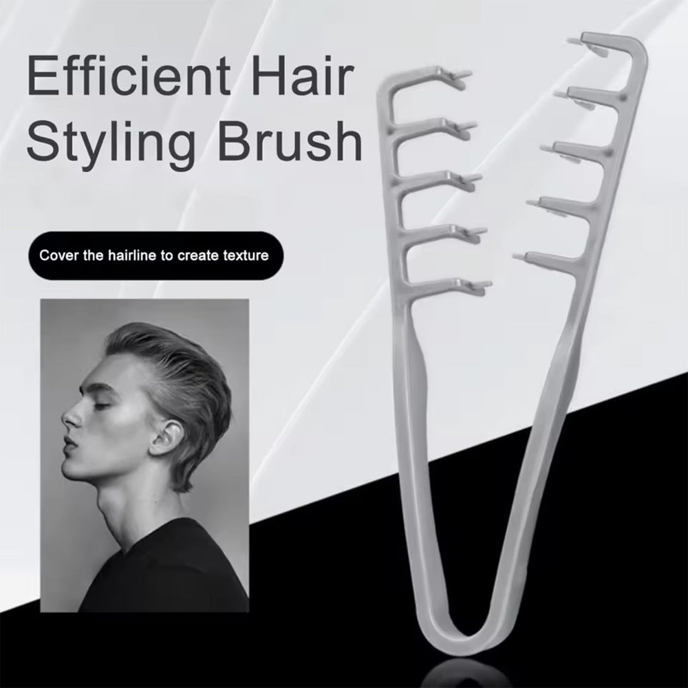 Qyubov Volumizing Texture Comb wide teeth detangling for smooth, frizz-free styling