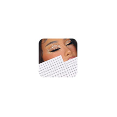QWALIT face gems four sheets close-up showing sparkly white diamonds for facial accents