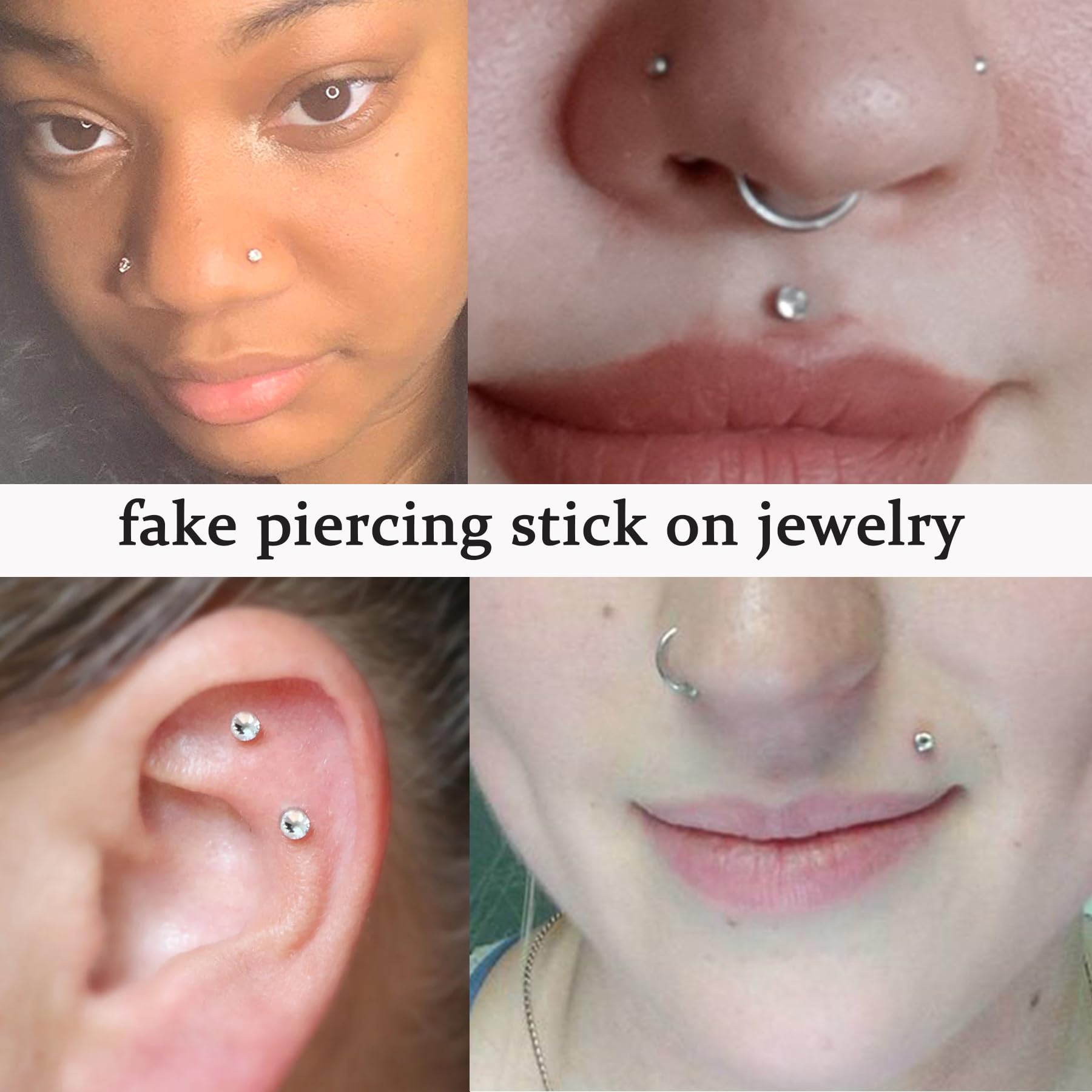 QWALIT face and hair gems size options highlights three diameters 3mm 4mm 6mm