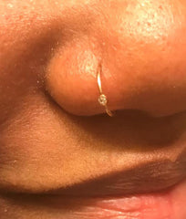 QWALIT nose hoop replacement 20ga for versatile looks and easy customization
