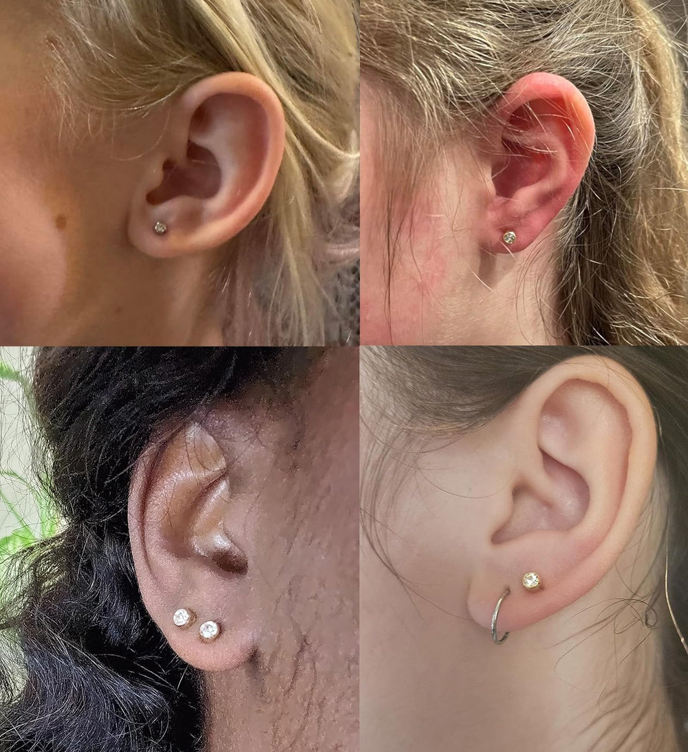 QWALIT stainless-steel body ensures durability and easy cleaning for at-home piercing