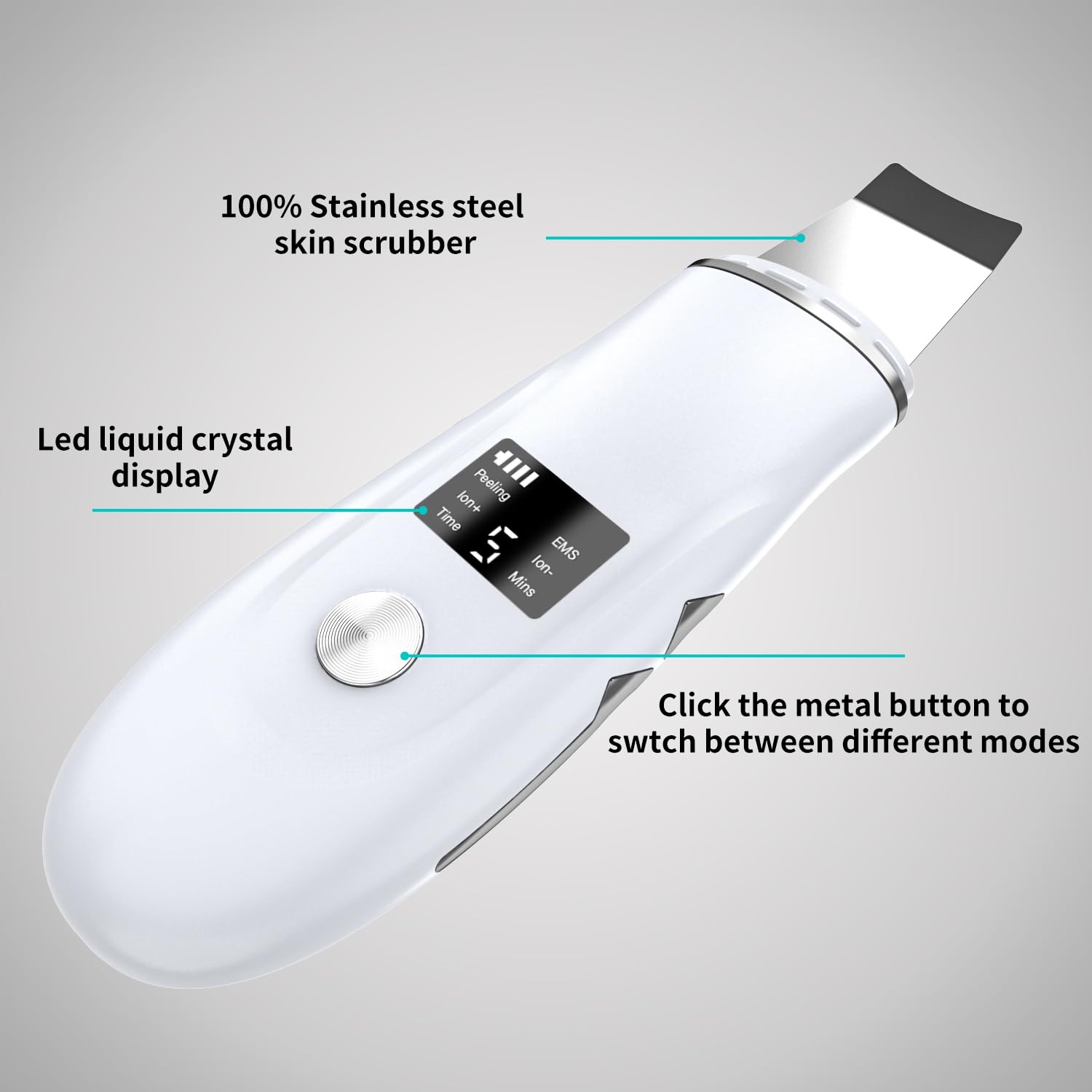 QYCSL face scrubber spatula nose area for deep pore cleansing