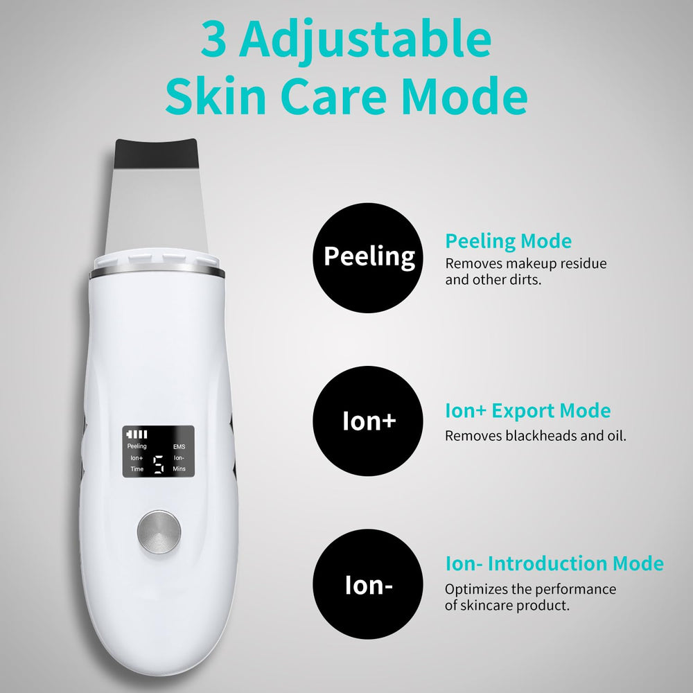 QYCSL face scrubber spatula USB charging for flexible routine