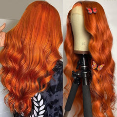 QZOQZO Ginger body wave wig cap 21.5-22.5 inch for secure, comfortable fit.