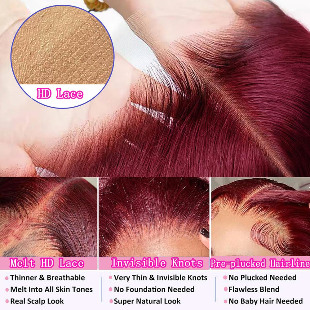 QZOQZO pre-plucked baby hair lace-front wig for realistic hairline framing.