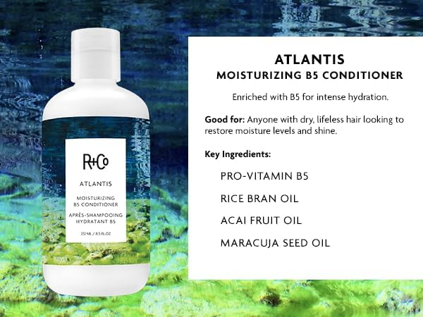 R+Co Atlantis packaging front showing vegan and cruelty-free branding