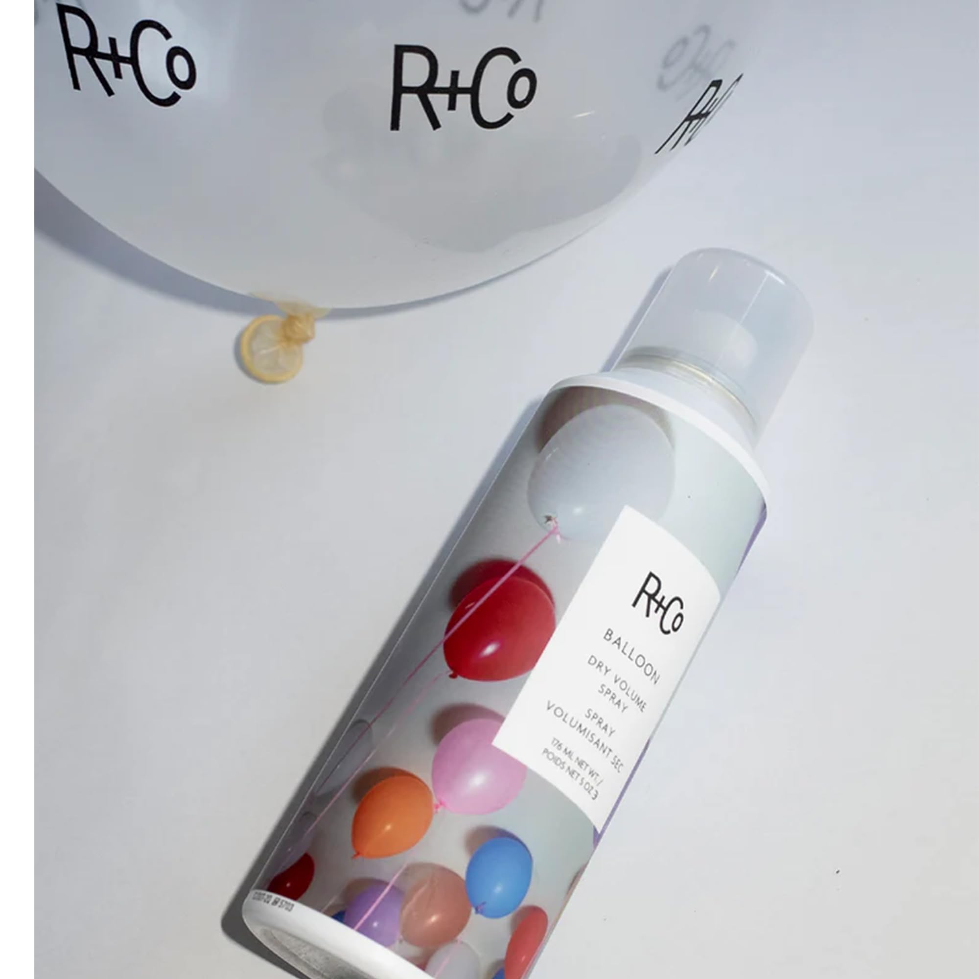 R+Co Balloon light-hold-brushable scene implies easy re-styling.