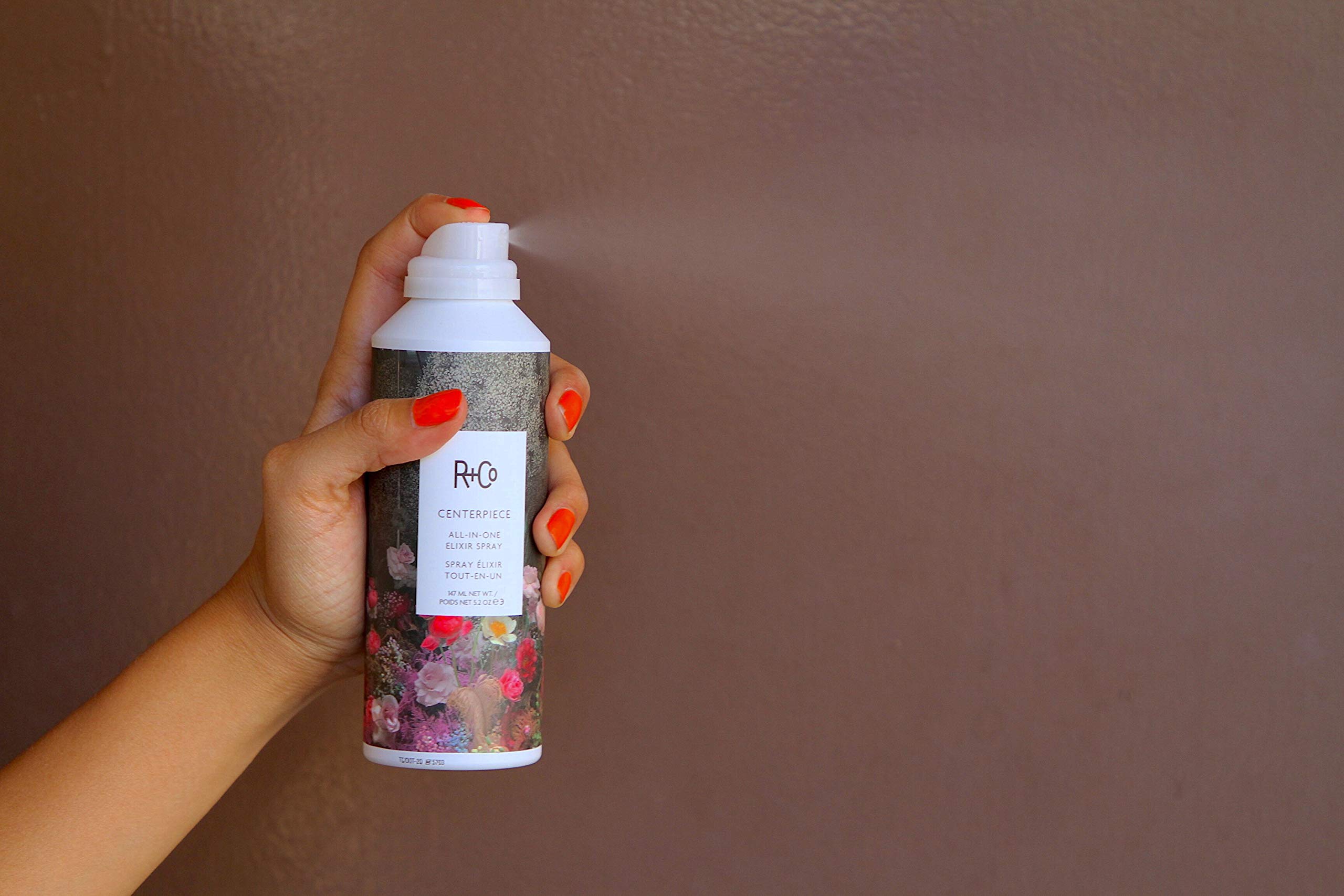 R+Co CENTERPIECE hair texture close-up reveals shine and softened strands