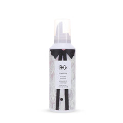 R+Co Chiffon Styling Mousse bottle-front shows lightweight volume boost for fine hair