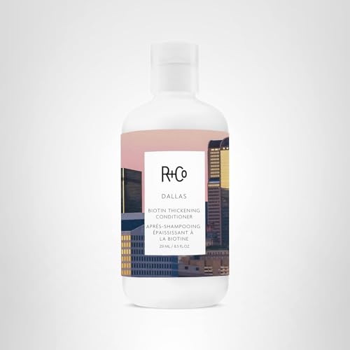 R+Co Dallas Biotin Thickening Conditioner ingredients panel close-up