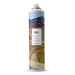 R+Co Death Valley Dry Shampoo bottle shown for quick refresh and added volume
