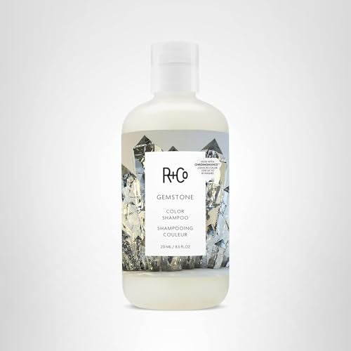 R+Co Gemstone Color Shampoo in lifestyle setting, ideal for color-treated hair.