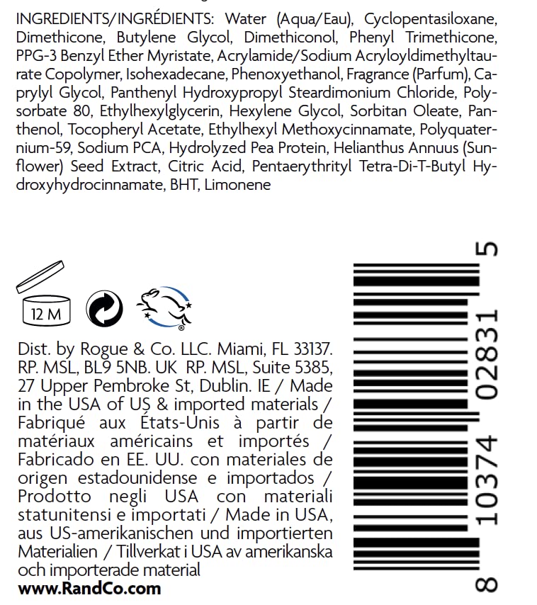 R+Co HIGH DIVE packaging side view with matte label