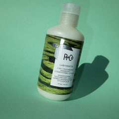 R+Co Labyrinth textures hair on application for piecey style.
