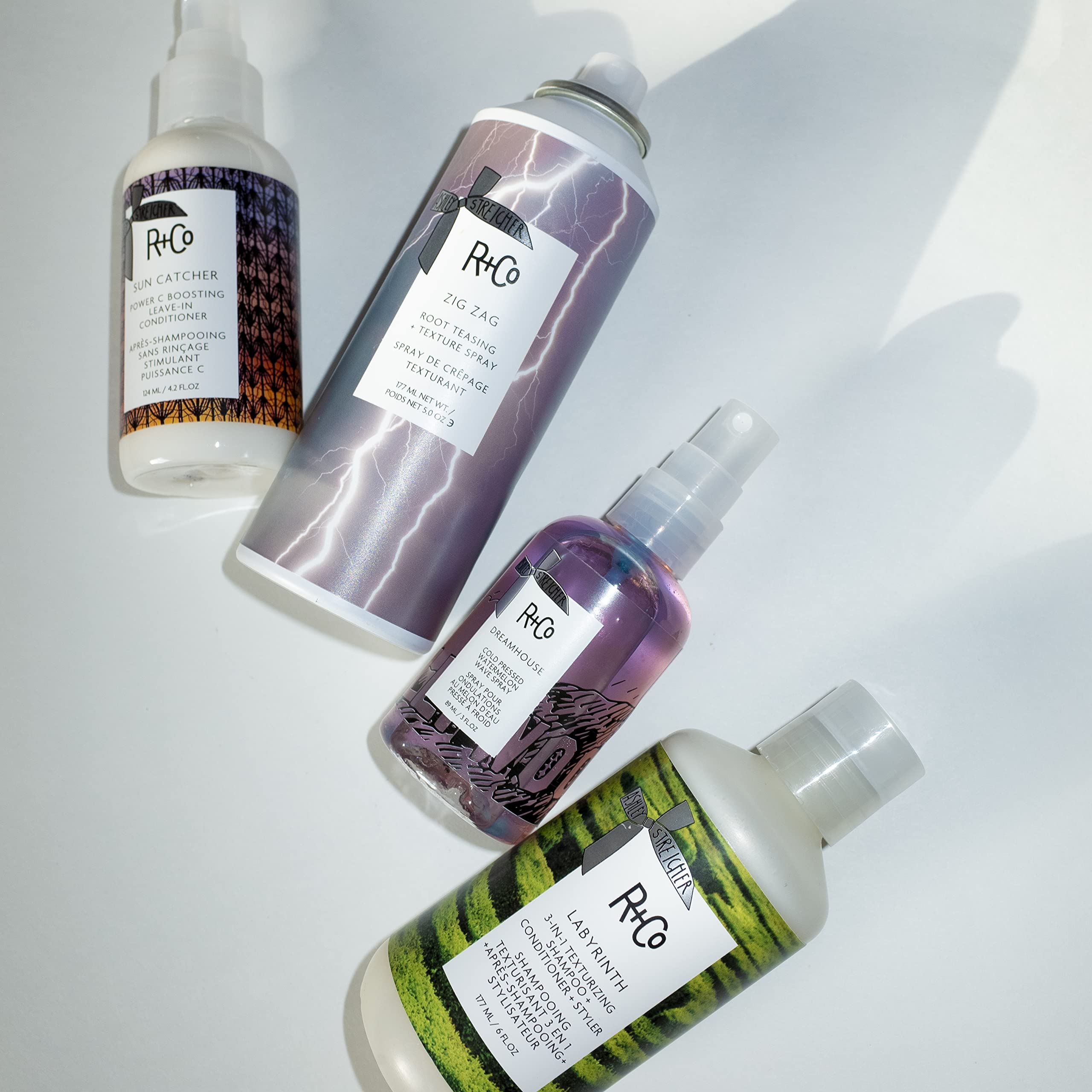 R+Co Labyrinth plant-infused formula provides hydration and nourishment.