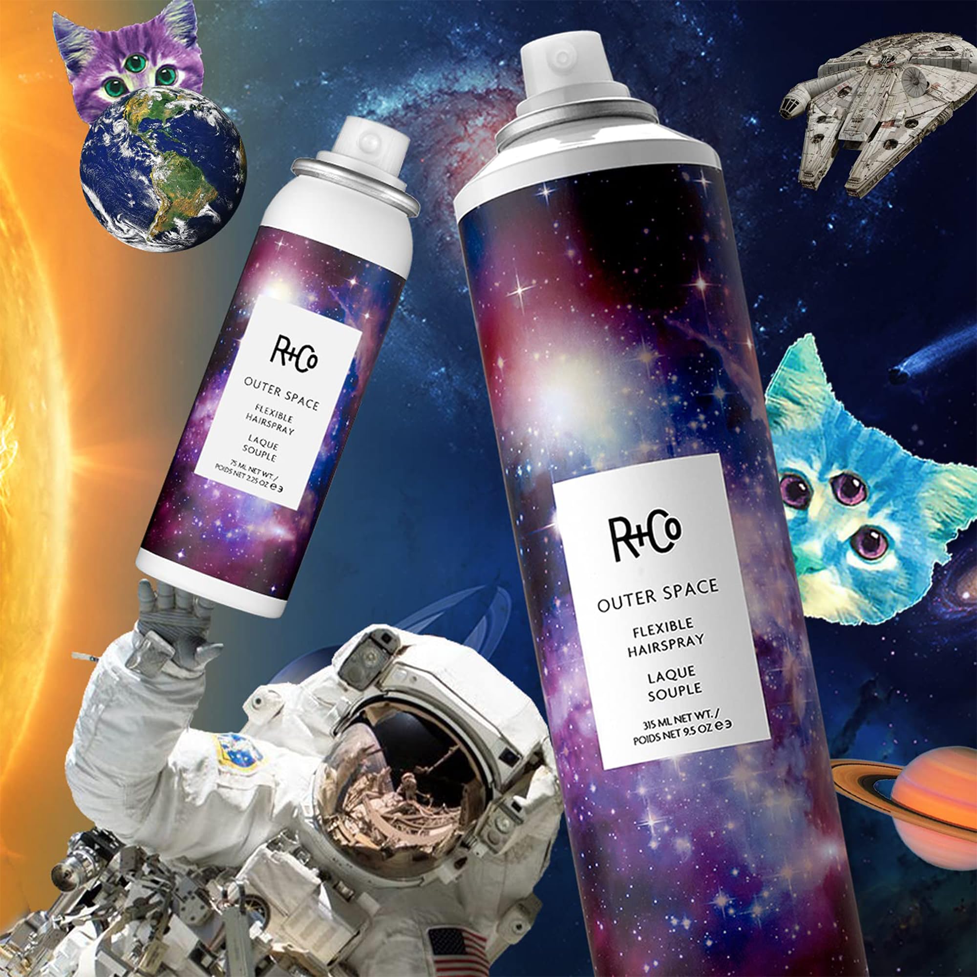 R+Co Outer Space provides thermal protection during heat styling