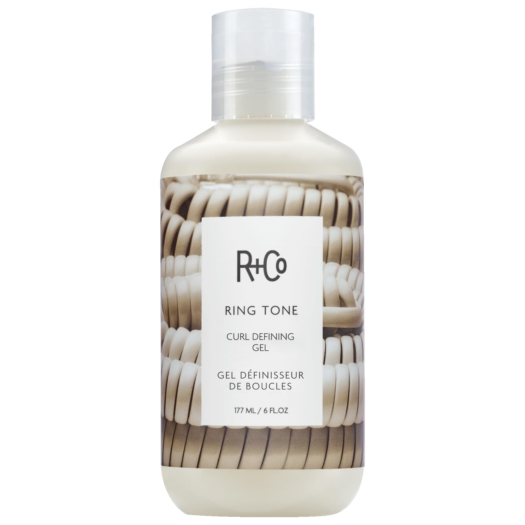 R+Co Ring Tone bottle pour demonstrates humidity resistance for defined curls