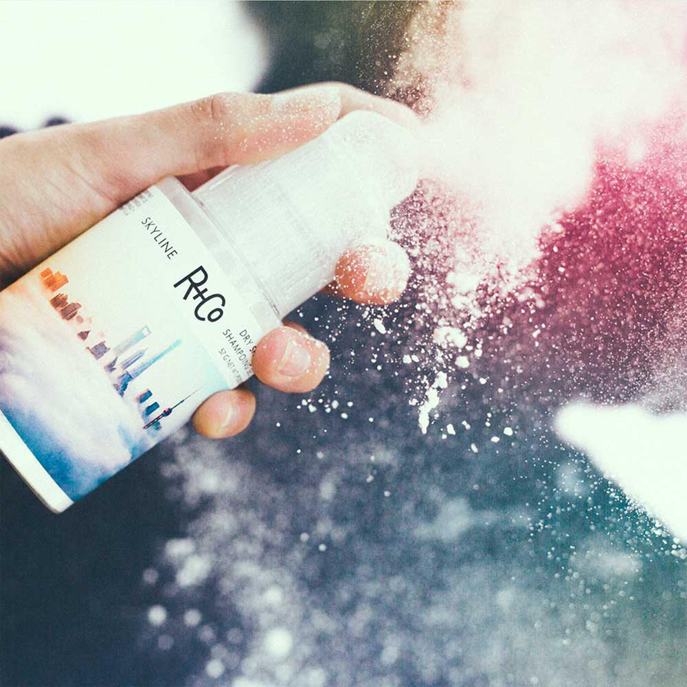 R+Co Skyline dry shampoo powder all-hair-types versatile refresh option
