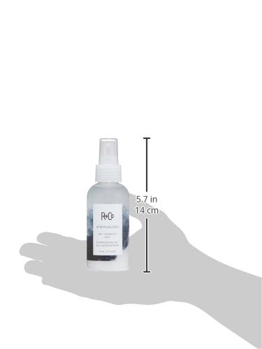 R+Co label close-up noting vegan, cruelty-free attributes.