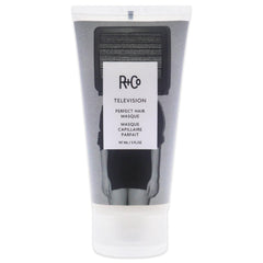 R+Co Television Masque packaging showcases premium haircare for hydration and frizz control