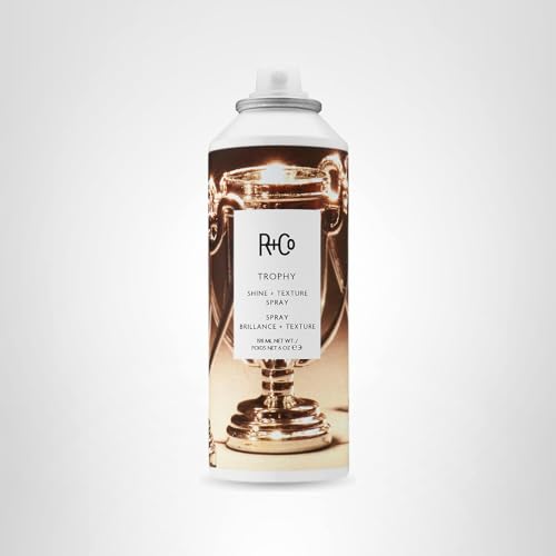 R+Co Trophy Shine + Texture Spray morning routine refresh for radiant hair