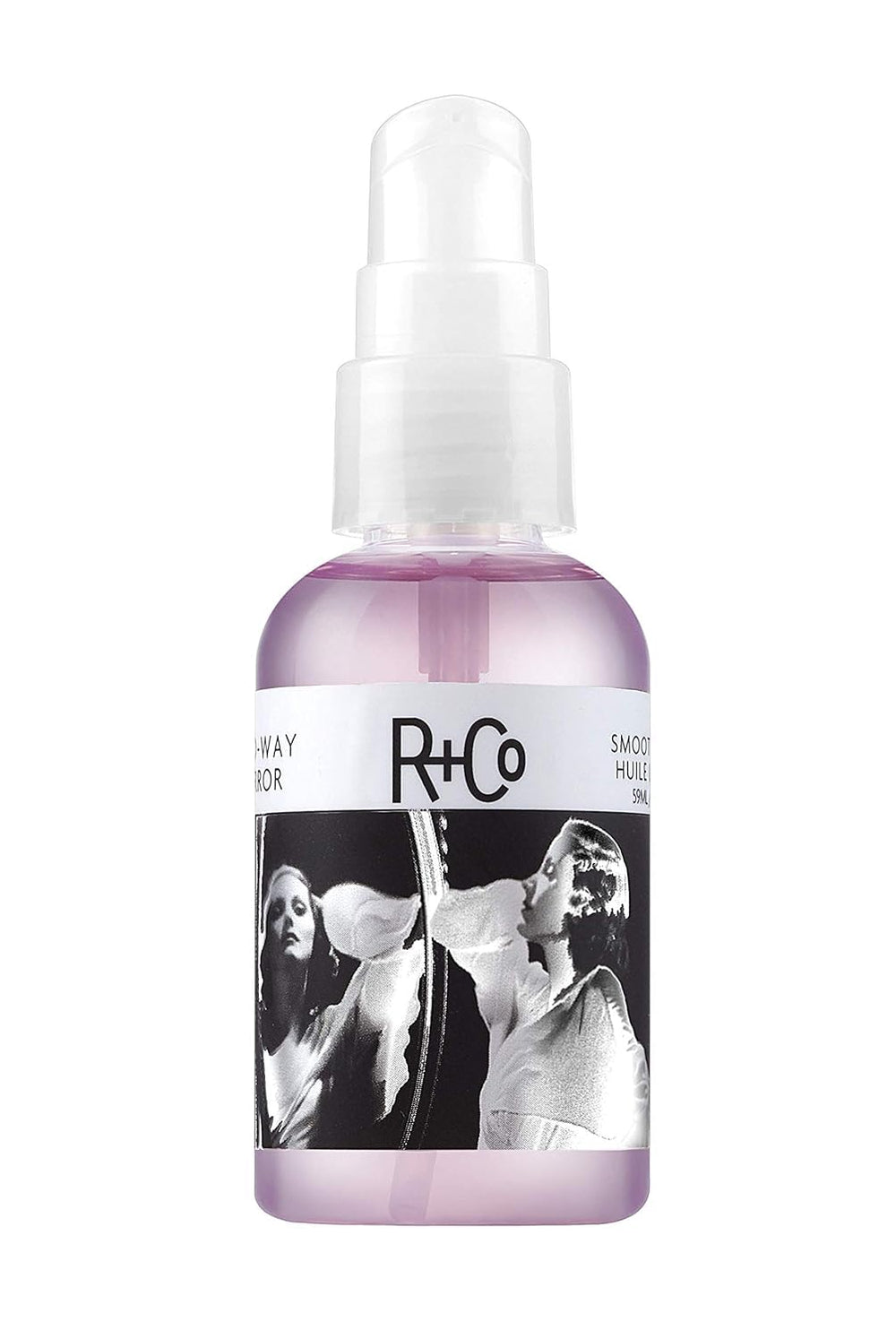 R+Co Two Way Mirror bottle 60ml for weightless shine