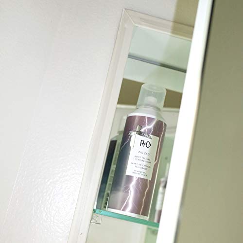 R+Co Zig Zag Root Teasing Spray gives dust-free finish.