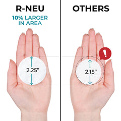 R-Neu Premium Turkish cotton rounds 4-pack ready for skincare routines