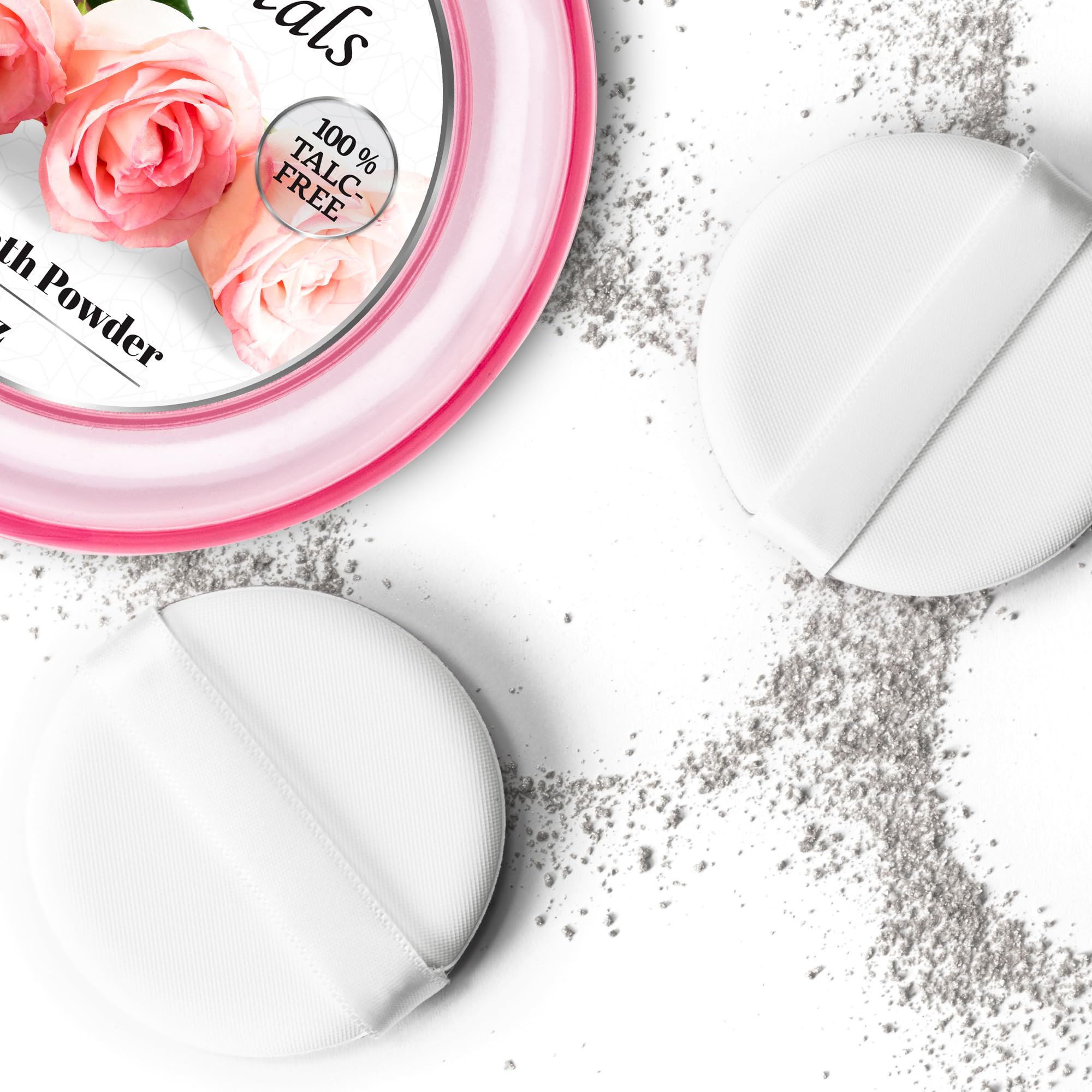 R-NEU travel-friendly compact case keeps powder ready on the go.
