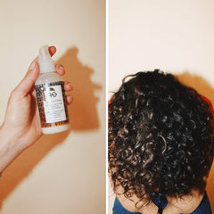 R+Co Sun Catcher Leave-In frizz-control on flyaways