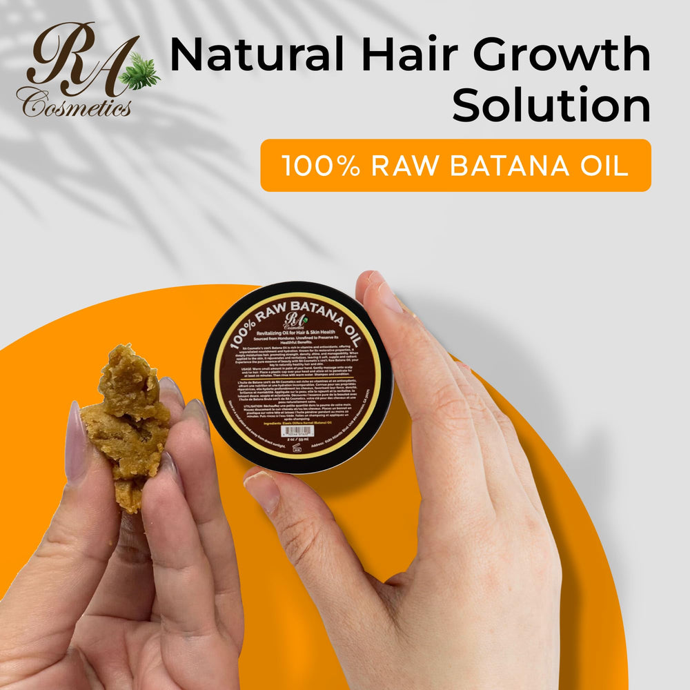 RA COSMETICS Batana Oil cold-pressed packaging highlights natural nourishment
