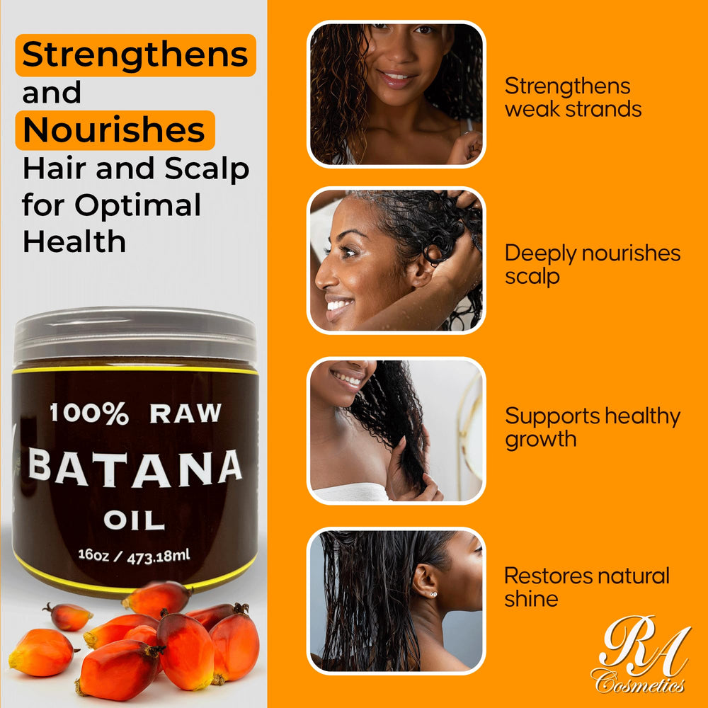 RA COSMETICS Batana Oil on hair after use shows shine and frizz control