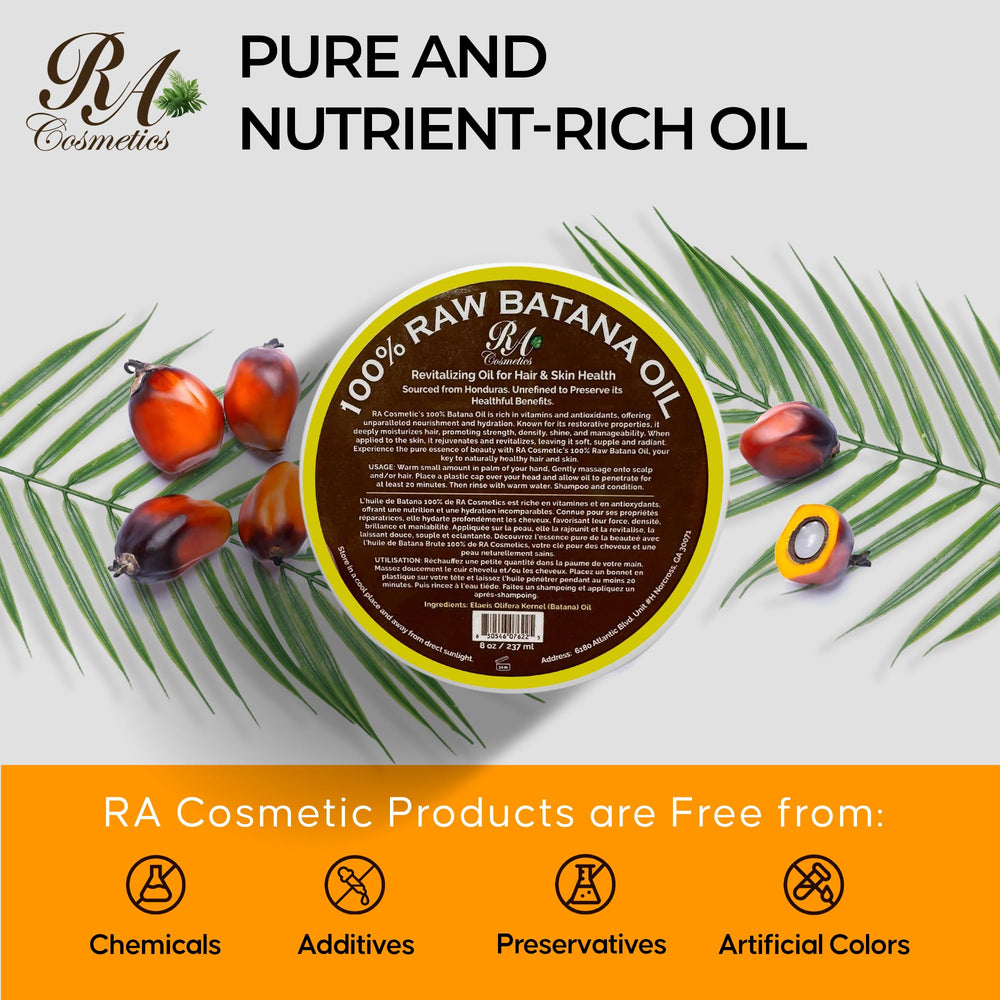 RA COSMETICS Batana Oil massaged into scalp, soothing ritual