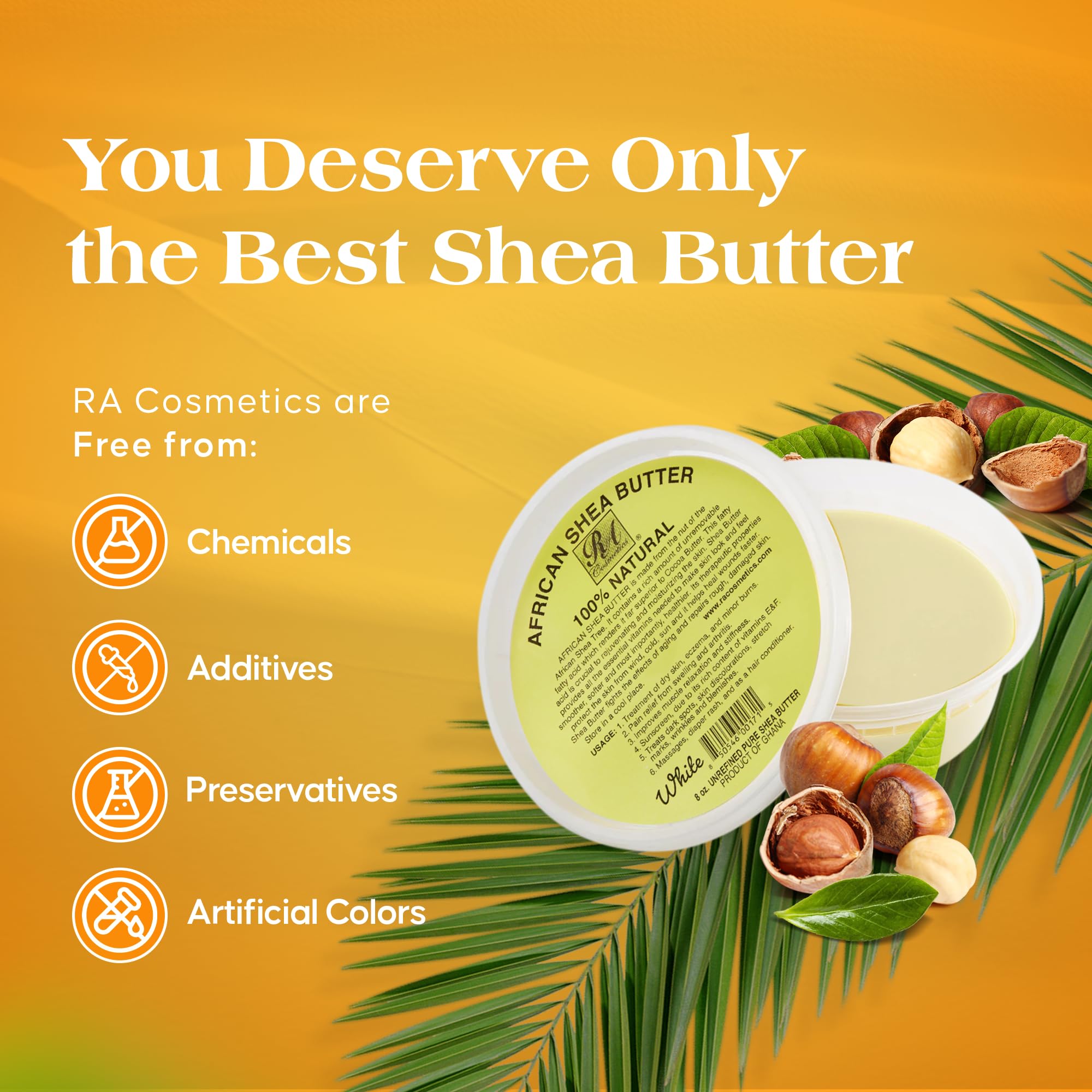 RA COSMETICS Ivory Shea Butter on baby's diaper area for gentle protection