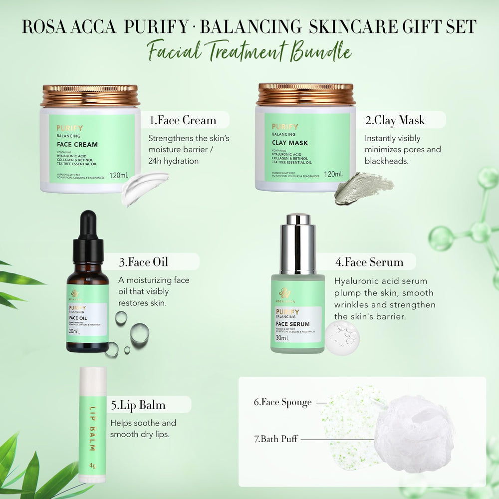 RA ROSA ACCA tea tree essential oil collection for purifying cleanse