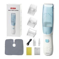 Rabbitcozy vacuum baby hair clippers front view for cordless, comfortable trims.