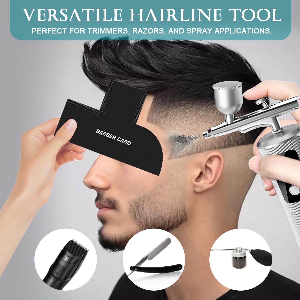 Racgrul enhancement card flexible durable material adapts to different head shapes.