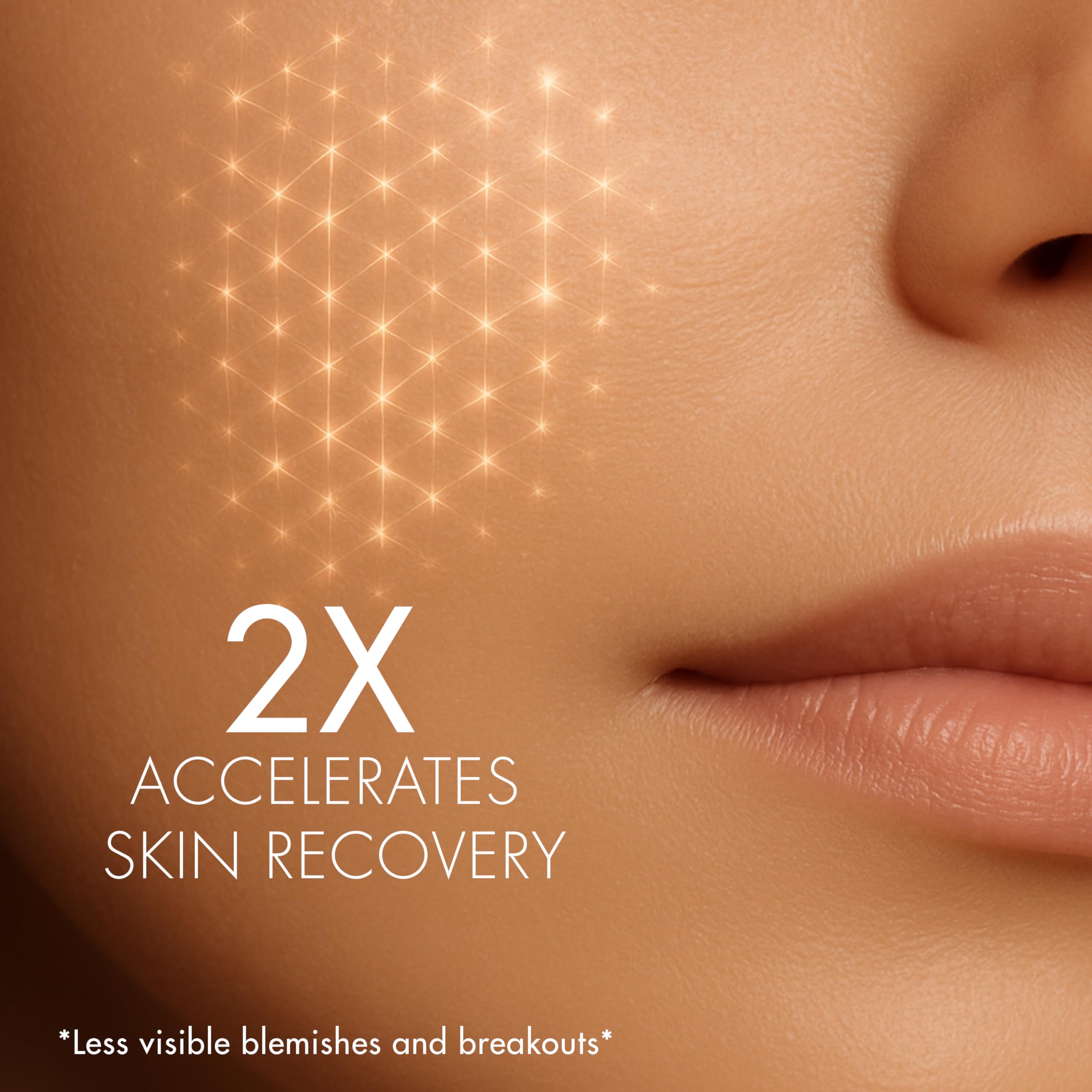 Radiant Beauty niacinamide serum texture closeup highlights calming benefits.
