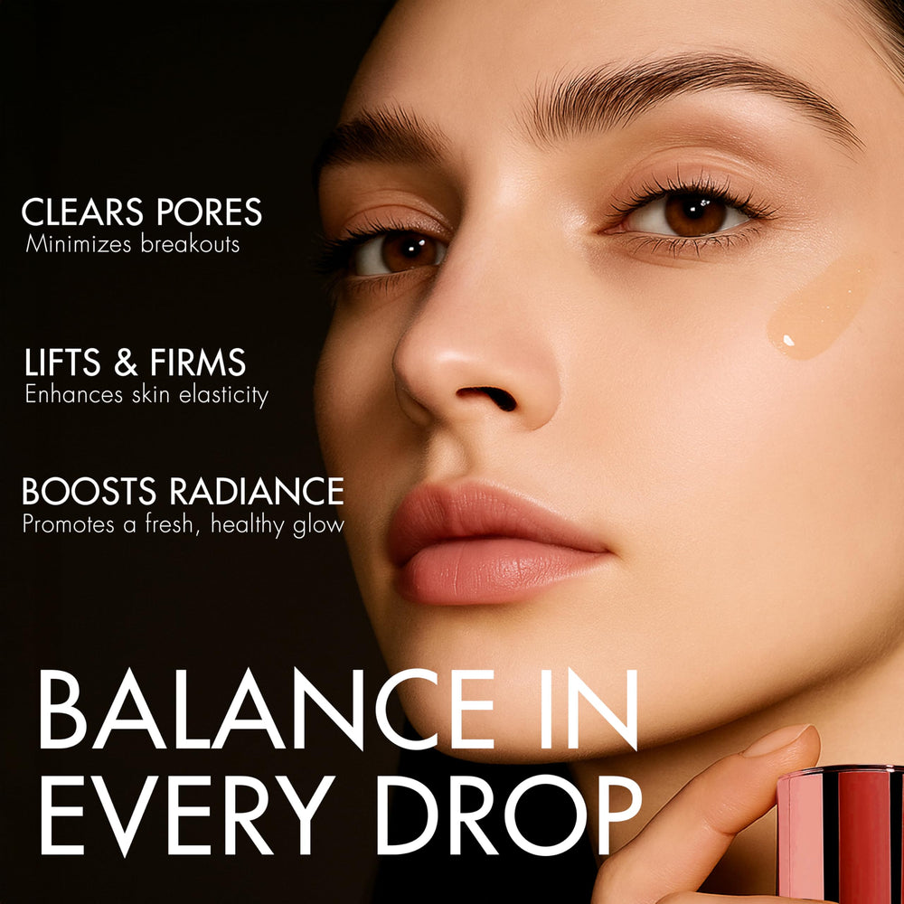 Radiant Beauty vegan clean formula packshot highlights natural ingredients.