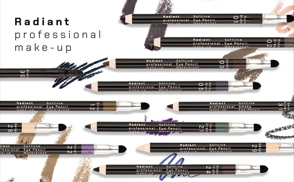 Radiant Professional Make Up Eyeliner Chocolate 03 under-eye use for waterline definition.