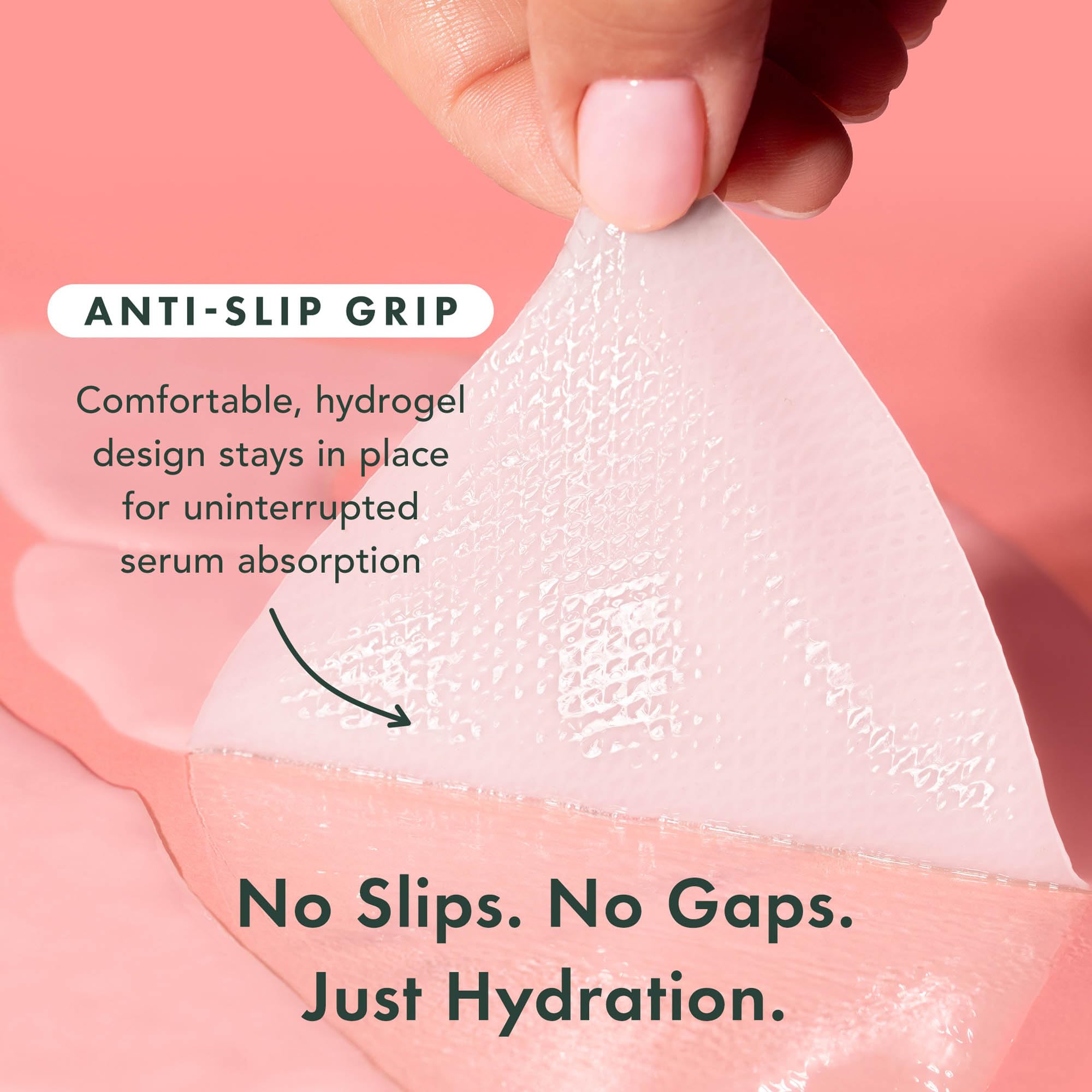Rael mask infuses peptides and HA for intense hydration.