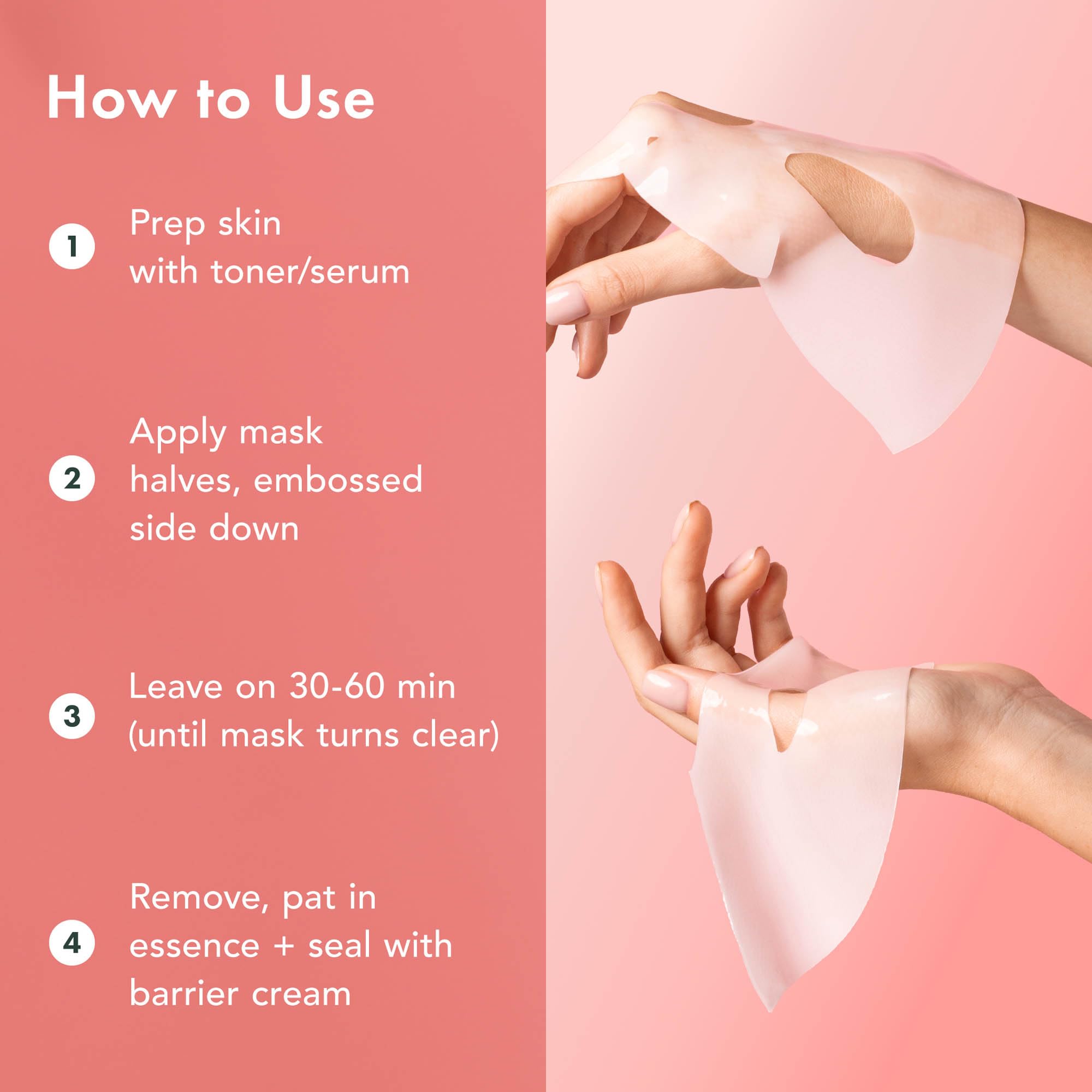 Rael dermatologist-tested fragrance-free mask suitable for sensitive skin.