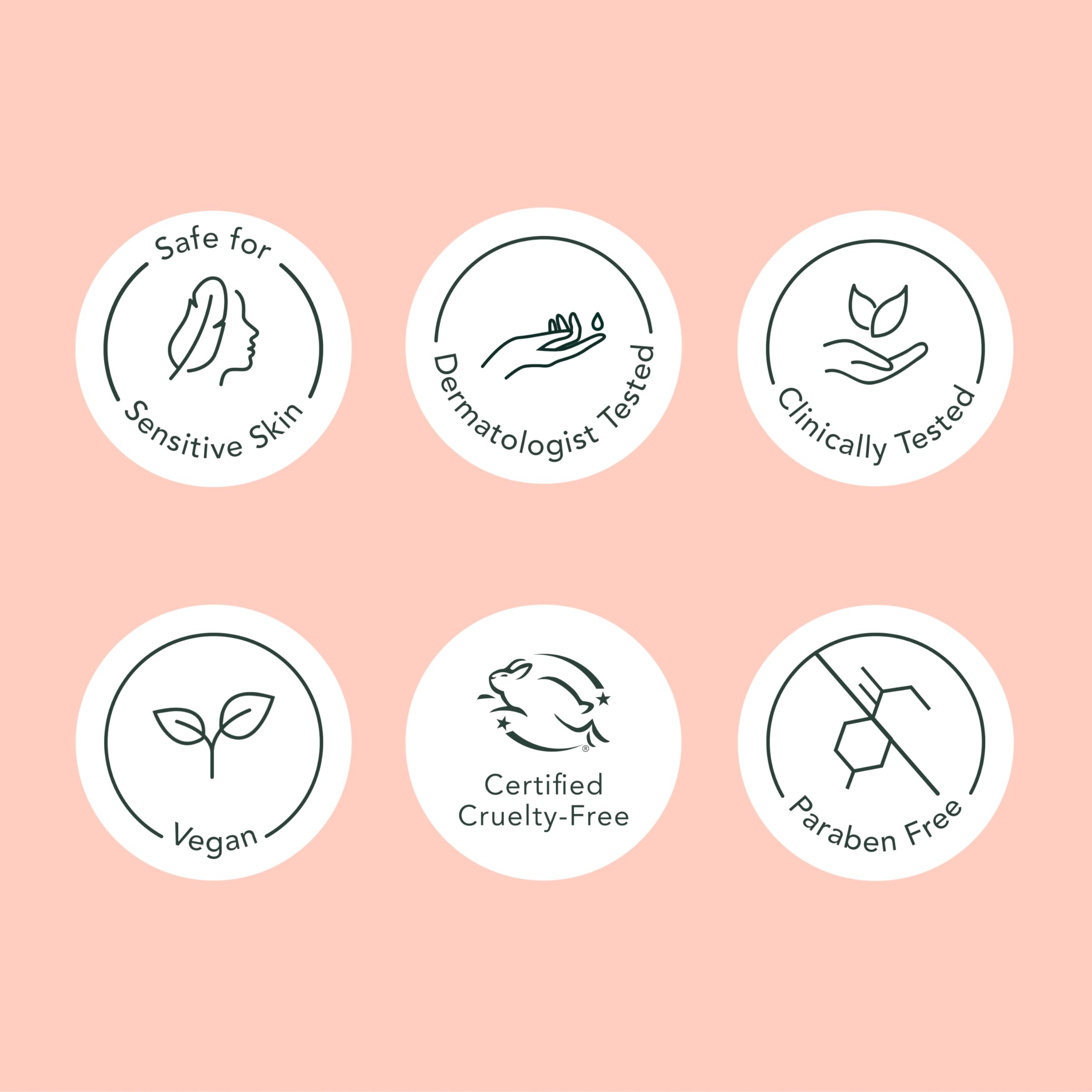 Rael fragrance-free mask texture emphasizes a gentle, skin-safe formula