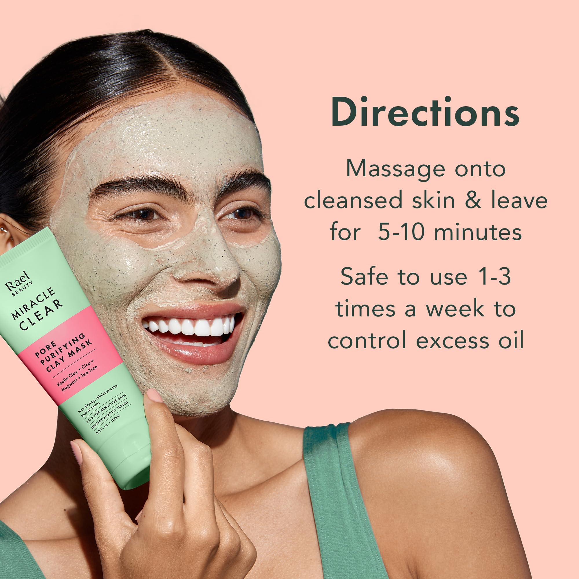 Rael glycerin panthenol hydration locks in moisture while absorbing oil