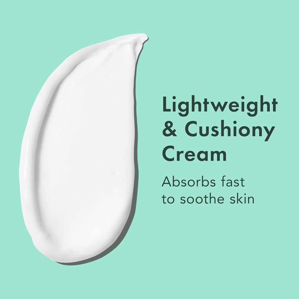 Rael Miracle Clear Barrier Cream on skin with dewy finish after use