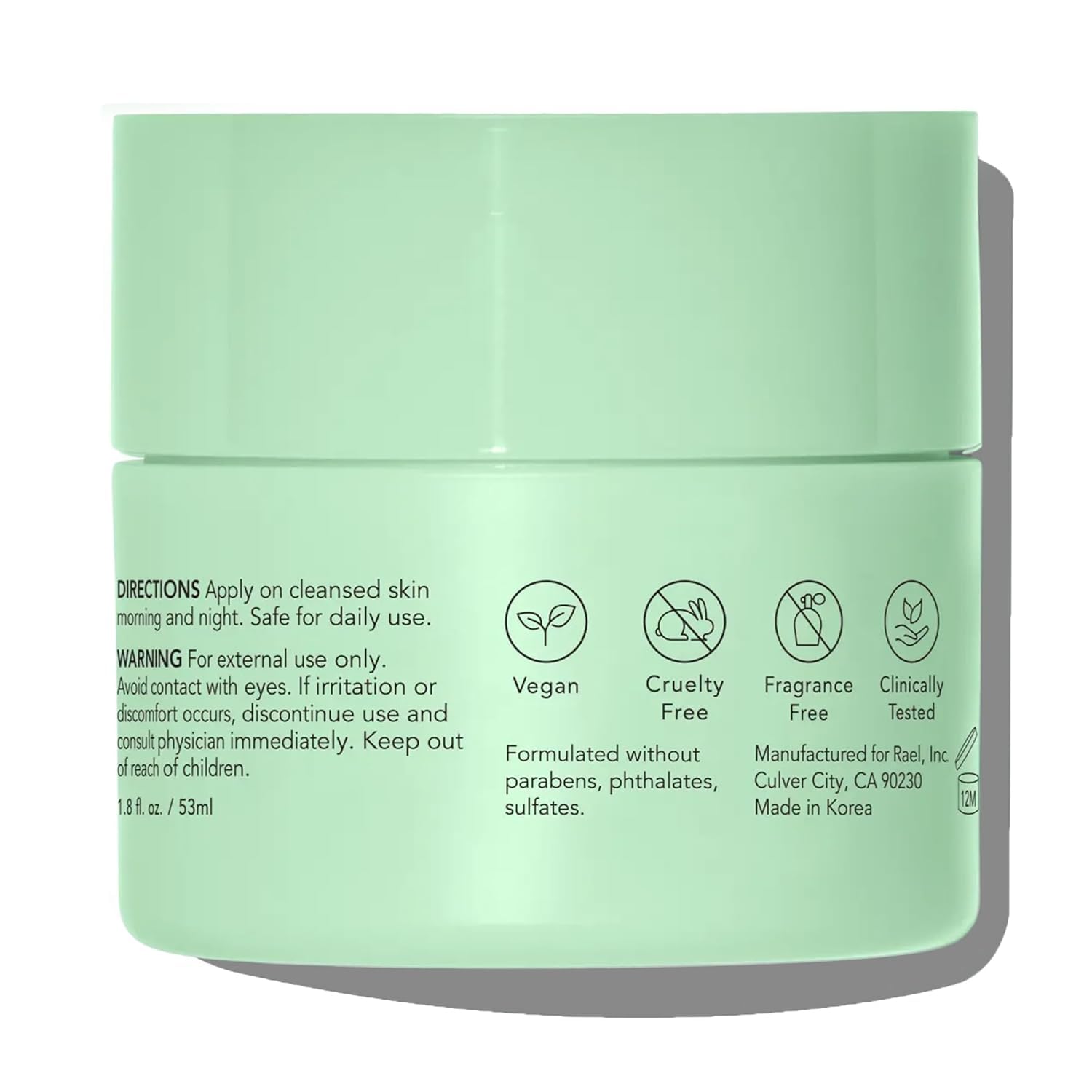 Rael Miracle Clear Barrier Cream with Vitamin B5 boosts hydration