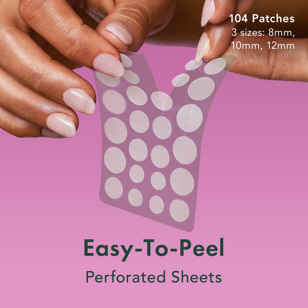 Rael pimple patches 8mm close-up highlights compact, precise spot coverage