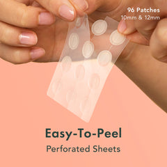 Rael Pimple Patches with invisible matte finish blend into skin tone